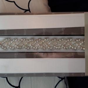 Rhinestone beaded sash, belt, wedding